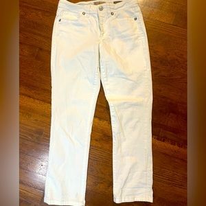 Nine West Vintage America white capri’s size 8/28